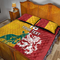 Custom British Lions Australia Quilt Bed Set Unique Style - Wonder Print Shop