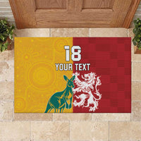 Custom British Lions Australia Rubber Doormat Unique Style - Wonder Print Shop