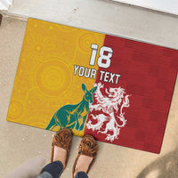 Custom British Lions Australia Rubber Doormat Unique Style - Wonder Print Shop