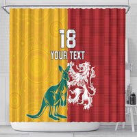 Custom British Lions Australia Shower Curtain Unique Style - Wonder Print Shop