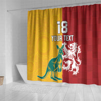 Custom British Lions Australia Shower Curtain Unique Style - Wonder Print Shop