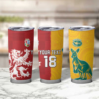 Custom British Lions Australia Tumbler Cup Unique Style - Wonder Print Shop