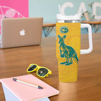 Custom British Lions Australia Tumbler With Handle Unique Style - Wonder Print Shop