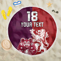 Custom British Lions Brumbies Beach Blanket Unique Style - Wonder Print Shop