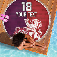 Custom British Lions Brumbies Beach Blanket Unique Style - Wonder Print Shop