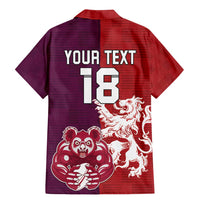 Custom British Lions Brumbies Family Matching Mermaid Dress and Hawaiian Shirt Unique Style - Wonder Print Shop