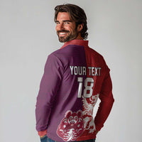 Custom British Lions Brumbies Long Sleeve Polo Shirt Unique Style - Wonder Print Shop