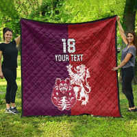 Custom British Lions Brumbies Quilt Unique Style - Wonder Print Shop