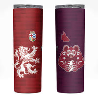 Custom British Lions Brumbies Skinny Tumbler Unique Style - Wonder Print Shop
