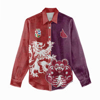 Custom British Lions Brumbies Women Casual Shirt Unique Style - Wonder Print Shop