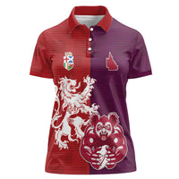 Custom British Lions Brumbies Women Polo Shirt Unique Style - Wonder Print Shop