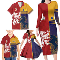 Custom British Lions Queensland Family Matching Long Sleeve Bodycon Dress and Hawaiian Shirt Unique Style - Wonder Print Shop