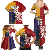 Custom British Lions Queensland Family Matching Summer Maxi Dress and Hawaiian Shirt Unique Style - Wonder Print Shop