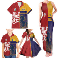 Custom British Lions Queensland Family Matching Tank Maxi Dress and Hawaiian Shirt Unique Style - Wonder Print Shop