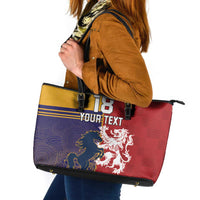 Custom British Lions Queensland Leather Tote Bag Unique Style - Wonder Print Shop