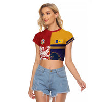 Custom British Lions Queensland Raglan Cropped T Shirt Unique Style - Wonder Print Shop