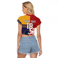 Custom British Lions Queensland Raglan Cropped T Shirt Unique Style - Wonder Print Shop