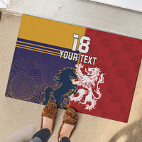 Custom British Lions Queensland Rubber Doormat Unique Style - Wonder Print Shop