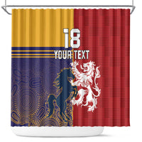 Custom British Lions Queensland Shower Curtain Unique Style - Wonder Print Shop
