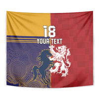 Custom British Lions Queensland Tapestry Unique Style - Wonder Print Shop