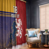 Custom British Lions Queensland Window Curtain Unique Style - Wonder Print Shop