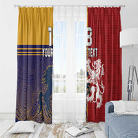 Custom British Lions Queensland Window Curtain Unique Style - Wonder Print Shop