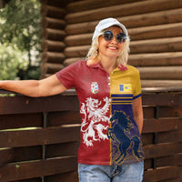 Custom British Lions Queensland Women Polo Shirt Unique Style - Wonder Print Shop