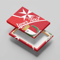 Personalized Malta Cross Coat Of Arms Canvas Wall Art - Wonder Print Shop