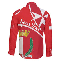 Personalized Malta Cross Coat Of Arms Family Matching Tank Maxi Dress and Hawaiian Shirt - Wonder Print Shop