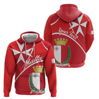 Personalized Malta Cross Coat Of Arms Hoodie - Wonder Print Shop