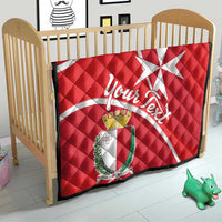 Personalized Malta Cross Coat Of Arms Quilt - Wonder Print Shop