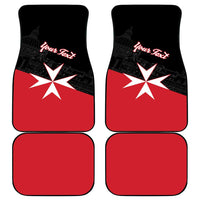 Personalized Malta Cross With Valletta Capital Car Mats - Wonder Print Shop