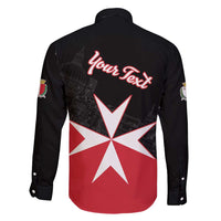 Personalized Malta Cross With Valletta Capital Family Matching Long Sleeve Bodycon Dress and Hawaiian Shirt - Wonder Print Shop