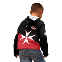 Personalized Malta Cross With Valletta Capital Kid Hoodie - Wonder Print Shop