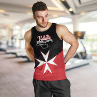 Personalized Malta Cross With Valletta Capital Men Tank Top - Wonder Print Shop