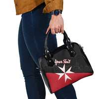 Personalized Malta Cross With Valletta Capital Shoulder Handbag
