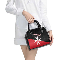Personalized Malta Cross With Valletta Capital Shoulder Handbag