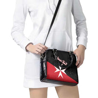 Personalized Malta Cross With Valletta Capital Shoulder Handbag