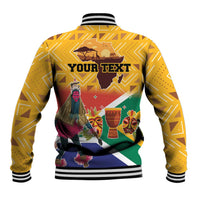 Personalized South Africa Heritage Day Baseball Jacket With Traditional Dancer - Wonder Print Shop