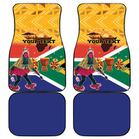 Personalized South Africa Heritage Day Car Mats With Traditional Dancer - Wonder Print Shop