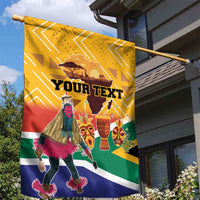 Personalized South Africa Heritage Day Garden Flag With Traditional Dancer - Wonder Print Shop