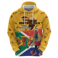 Personalized South Africa Heritage Day Hoodie With Traditional Dancer - Wonder Print Shop