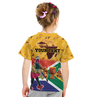 Personalized South Africa Heritage Day Kid T Shirt With Traditional Dancer - Wonder Print Shop