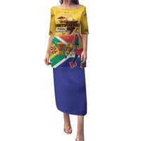 Personalized South Africa Heritage Day Puletasi With Traditional Dancer - Wonder Print Shop