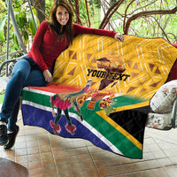 Personalized South Africa Heritage Day Quilt With Traditional Dancer - Wonder Print Shop