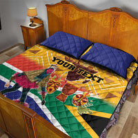 Personalized South Africa Heritage Day Quilt Bed Set With Traditional Dancer - Wonder Print Shop