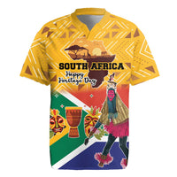 Personalized South Africa Heritage Day Rugby Jersey With Traditional Dancer - Wonder Print Shop