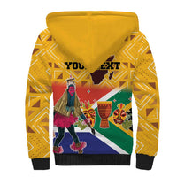 Personalized South Africa Heritage Day Sherpa Hoodie With Traditional Dancer - Wonder Print Shop