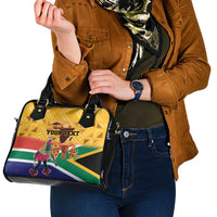 Personalized South Africa Heritage Day Shoulder Handbag With Traditional Dancer