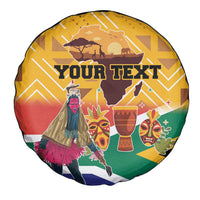 Personalized South Africa Heritage Day Spare Tire Cover With Traditional Dancer - Wonder Print Shop
